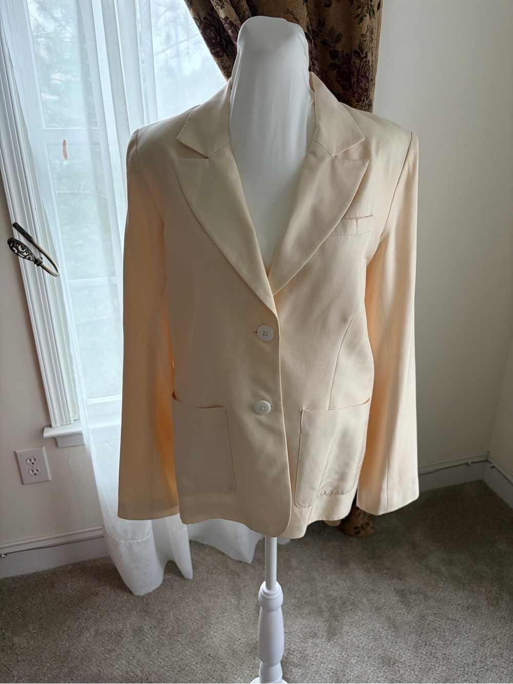 Raoul Cream Tailored Blazer Jacket